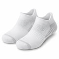 Chaussettes basses 35-38 en maille textile blanche respirante pour sport