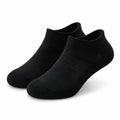 Chaussettes basses 39-42 en textile noir respirant pour sport