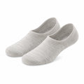 Chaussettes invisibles 35-38 en maille grise pour usage quotidien - coupe basse extensible