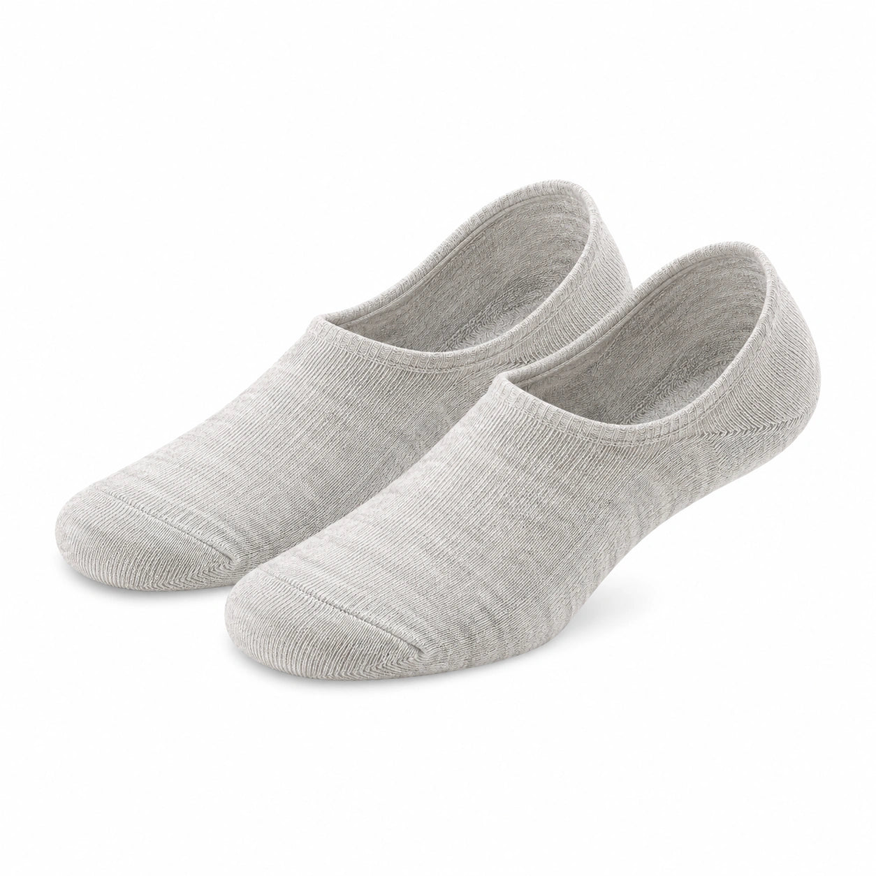 Chaussettes invisibles 35-38 en maille grise pour usage quotidien - coupe basse extensible