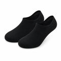 Chaussettes invisibles 35-38 en maille textile noire - coupe basse extensible